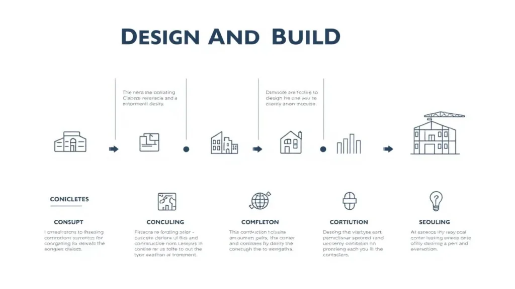 Design-build vs General Contractor: An Owner's Practical Guide 4 design-build-process-flow