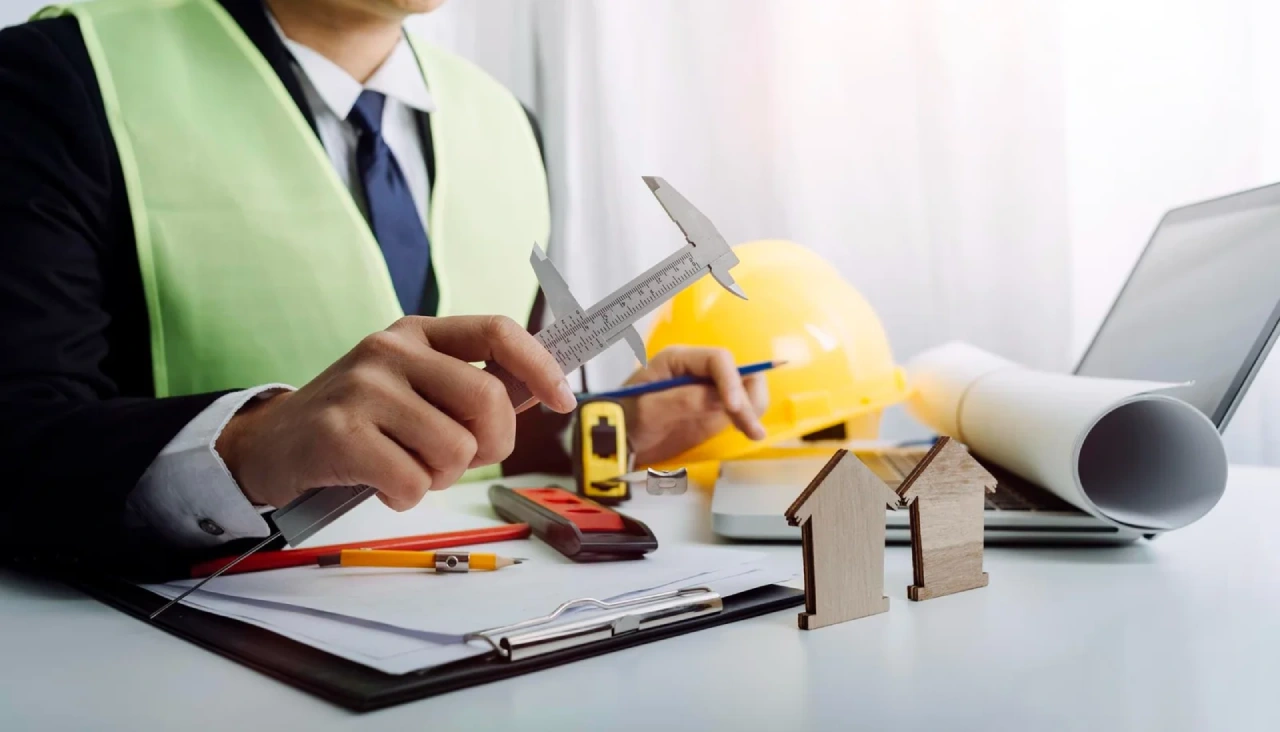 residential-construction-planning-vernier-caliper