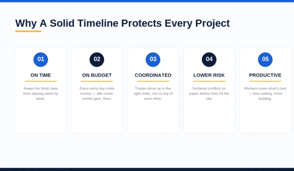 Construction Scheduling: Complete Guide to Planning, Managing, and Optimizing Construction Projects 1 Why Construction Scheduling Matters