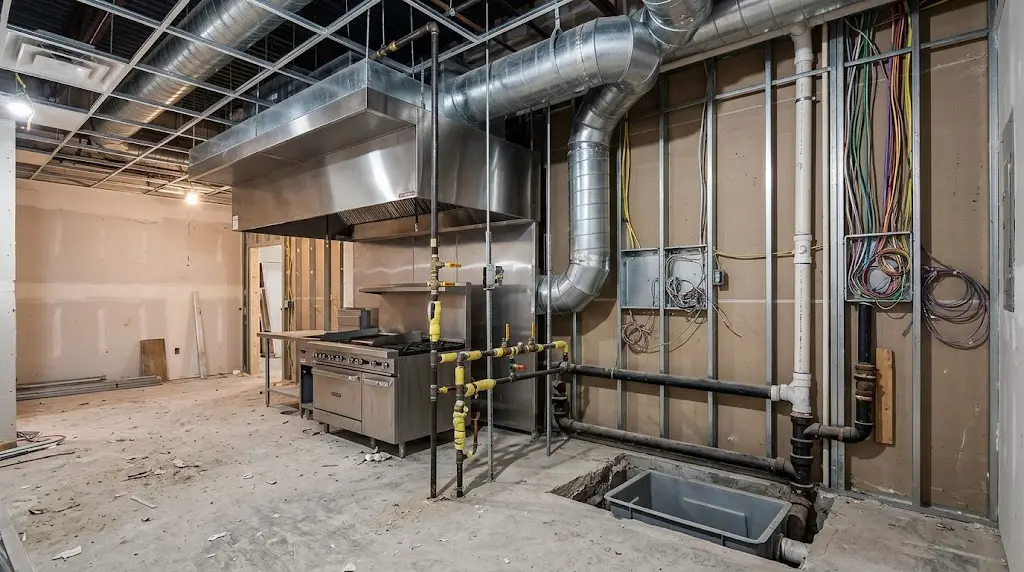 construction of a restaurant