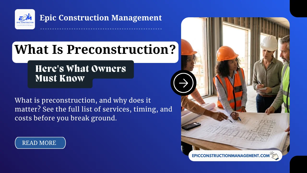 what is preconstruction
