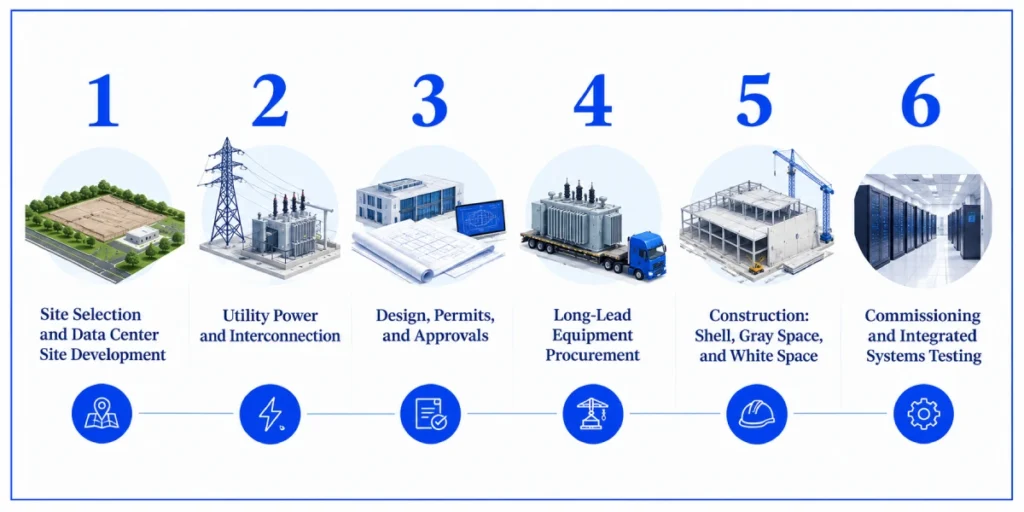 data center development process