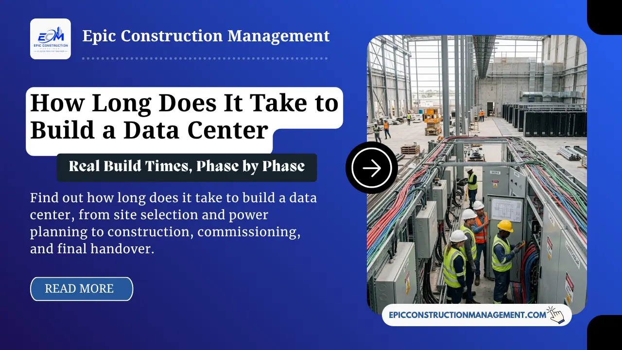 how long does it take to build a data center